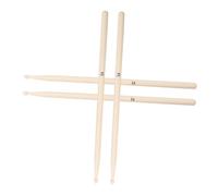 ibasenice 2pairs Maple Drumsticks Wooden Percussion Drumstick for Stage and Practice for Drummers for Electronic and Acoustic Drum