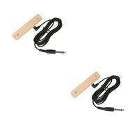 ibasenice 2pcs Acoustic Soundhole Pickup for Guitars Easy Installation Without Drilling Compatible Folk and Classical Guitars and Ukuleles and Design Wood and Colors