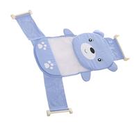 ibasenice 2pcs Adjustable Bath Seat Support Net Portable Lightweight Boy Girl Bather Safe Comfortable Design for Newborns Fits Sink Tub Cartoon Bear Theme for Enjoyable Bath