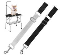 ibasenice 2pcs Adjustable Pet Bathing Strap Dog Grooming Arm Accessories with Rotatable Clip for Comfortable and Secure Use Grooming Tables for Various Dog