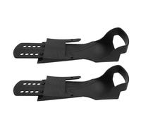 ibasenice 2pcs Adjustable Plastic Foot Pedals for Rowing Machine with Non-slip Stability and Foot Straps, Replacement Rowing Machine Parts Suitable for Home Gym and Small Fitness Studios