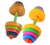 ibasenice 2pcs Adjustable Water-filled Dumbbells Safe Soft Watersand Weights Gym Equipment Build Strength and Coordination for Boys and Color Fitness