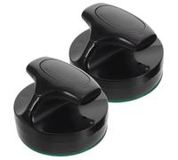 ibasenice 2pcs Air Hockey Replacements Paddles with Rubber and Plastic Material, Precise Control and Fit Most Standard Air Hockey Tables, for Family Game Room and Home Play