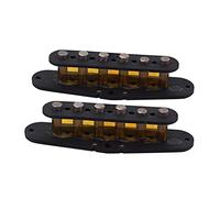 ibasenice 2pcs Alnico Pickup Bobbin Covers for Humbucker Slug Bobbin Electric Guitar Pickup Frame Accessories for Guitar Assembly and Repair