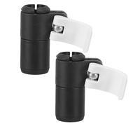 ibasenice 2pcs Aluminum Alloy Hiking Pole External Locks 16mm Quick Release Flip Clamps Trekking Pole Locking Clips Replacement Accessories for Mountaineering and Backpacking