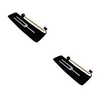 ibasenice 2pcs Aluminum Alloy Tuning Fork Medical Grade Hammer for Hearing Evaluation Nerve Sensory Tests