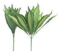 ibasenice 2pcs Artificial Sansevieria Flowers Plastic Snake Plant Unique and Realistic Green Film Material Never Fall off Easy to Maintain Banquet Office Decoration