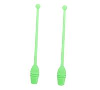 ibasenice 2Pcs Artistic Gymnastic Sticks Colored Calisthenics Poles for Adult and Dance Fitness Training Lightweight Performing and Twirling Props for Gymnastics and Rhythmic Exercises