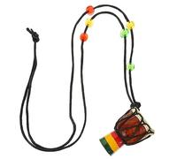 ibasenice 2pcs Authentic Mini African Drum Handcrafted Wooden Djembe Tuning Ropes Home Decor Random Color