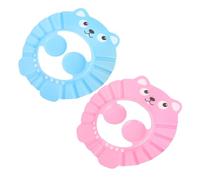 ibasenice 2pcs Baby Shampoo Cap Infant Baby Products Adjustable Eva ()