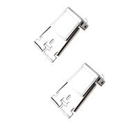 ibasenice 2pcs Banjo Tailpiece Replacement Metal Banjo Tailpiece Guitar Parts Accessories