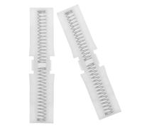 ibasenice 2pcs Bi-fold Sliding Door Guide with Spring for Smooth Operation, Abs Material Folding Door Sliding Track, Universal Compatibility for Office and Home Use