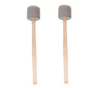 ibasenice 2pcs Big Drumstick Drum Mallets Sticks Handle for Percussion Instrument Suitable for Bass Drum Playing