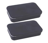 ibasenice 2pcs Bird Snack Box Food Box Small Iron Push-pull Sliding Lid for Outdoor Bird Training and Feeding