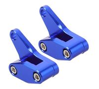 ibasenice 2pcs Blue Aluminum Motorcycle One Hole Brake Pipe Clamp Front Brake Hose Cable Holder for Motorbike Oil Line Motorcycle Automotive Parts