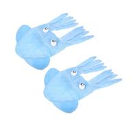 ibasenice 2pcs Blue Octopus Hat Novelty Sea Animal Headgear for Party, Funny Cartoon Octopus Cap for Women Men Travel Festival Accessories