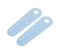 ibasenice 2pcs Blue Pu Leather Roller Skate with Wear Resistance and Precisely Tailored Shape for Young Skaters, Covers for Roller Skate Tongue Protection