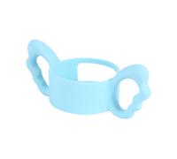 ibasenice 2pcs Bottle Silicone Handle Wide Mouth for Easy Holding Ergonomic Design for Little Elasticity Heat Resistant up