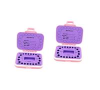 ibasenice 2pcs Box Tooth Keepsake Box for Boys and Girls Material for Storing Traditions