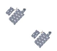 ibasenice 2pcs Breastfeeding Cover Muslin Nursing Shawl Multi-use Feeding Wrap for Outdoor Cloud