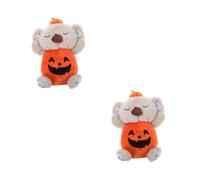 ibasenice 2pcs Breath Sensitive Soothing Stuffed Animal with Gentle Lullaby Music Washable Plush Sleep Soother for Newborns and Boy Girl Portable Calming for Bedtime Routine and Comfort