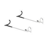 ibasenice 2pcs Camping Lantern Hanger Multi-Functional Hook with Anti-Slide Rubber Cover Steel Construction Good Load-Bearing Capacity for Outdoor Picnic