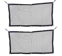 ibasenice 2pcs Car Pet Barrier Mesh Net Back Seat Dog Isolation Barrier for Vehicle Pet Safety