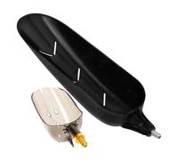 ibasenice 2pcs Carp Feeder Bait Scoop Heads with Expandable Fiberglass and Stainless Steel, Replaceable Gray 3-in-1 Spoon for Fishing Lure Feeding Tools and Bait Holder Accessories