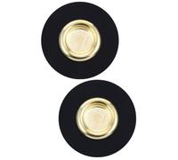 ibasenice 2pcs Cello End Pin Stopper Slip Pad Black Stick Pad for Violoncello Floor Protector