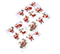 ibasenice 2pcs Christmas Clothes Sticker Iron on Patches Lovely Pattern, Abs Hot Transfer Film Material, Easy to Apply Using Heat Transfer Machine, for DIY Crafts and Making A DIY Christmas