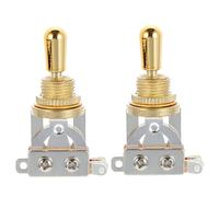 ibasenice 2pcs Cover Rocker Toggle Switch Replacement for Style Electric Guitar Pickup Toggle Switch Tip