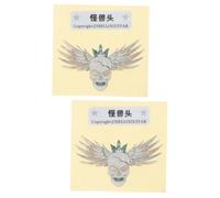 ibasenice 2pcs Creative Guitar Sound Sticker Electric Guitar Decals for Diy Aesthetics