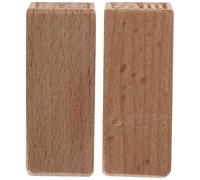 ibasenice 2pcs Creative Wooden Baking Molds with Traditional Chinese Patterns Non-Stick Dessert Stamps for Mooncake and Cookie Baking Easy Clean Pastry Stamper for Home and Professional Use