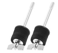 ibasenice 2pcs Cymbal Stackers Mounting Hardware for Drum Cymbals Adjustable Double Layer Structure with Alloy and Felt Materials Easy and Fast Setup for Practice and Performing Complex