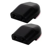 ibasenice 2pcs Deer Whistles Automotive Deer Warning Horns Black Abs Material Automatically Emits Sound for Driving in The Wild and Trucks