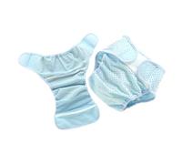 ibasenice 2pcs Diapers Newborn Mesh Breathable Diaper Covers Washable Insert Potty Training Pants Summer Cool Underwear for Months