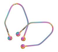 ibasenice 2pcs Dimple Trainer for Cheeks Stainless Steel Facial Exerciser with Comfortable Fit and Classic Design, Suitable for Face Shapes to Create Natural Dimples