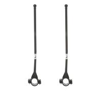 ibasenice 2Pcs Display Flagpole Cycling Holder Kit Lightweight Smooth Surface ABS Glass Fiber Kids Handlebar Flagpoles for Holiday Parties Advertising