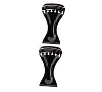 ibasenice 2pcs Dobro String Tailpiece Black Guitar Tailpiece for Resonator Guitars Fits Models Replacement