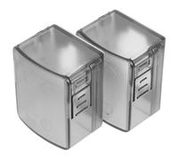 ibasenice 2pcs Door Knob Covers Anti-Locking Door Lock Cover for Safety Opening Device Easy Install for Home Office