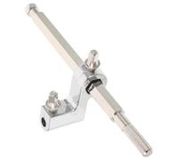 ibasenice 2pcs Double Bass Drum Pedal Beater Connector Rod Drive Shaft Clamp for Jazz and Drum Kits Smooth Rotating Stable Performance Replacement Parts