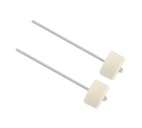 ibasenice 2pcs Double Hammer Head for Drum Kit Bass Drum Pedal Replacement Accessory