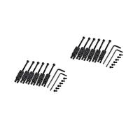 ibasenice 2pcs Double Locking System for Guitar Tremolo Bridge Locked Saddles Guitar Saddle Parts String Lock Screws for Modifications
