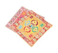 ibasenice 2pcs Dual-layer Sound Bowl Mats Decorative Design Religious Props for Meditation and Yoga Non- Sound Bowl Pads for Use