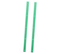 ibasenice 2Pcs Dualhead Skateboard Rails Durable Plastic Rail Guards for Ribs Bones Impact Resistant Protection Easy Installation for Comprehensive Coverage