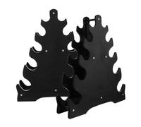 ibasenice 2Pcs Dumbbell Rack Heavy Duty Plastic Storage Stand with Stable Base for Home Gym Floor Protection and Organized Weight Holder