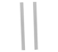 ibasenice 2pcs Dustpan Edge Replacement Strips High Elasticity Rubber Lip Bars for Hard Floors Soft Pressing Durable Dustpan Lips Precision Fit Refill for Home Office Cleaning