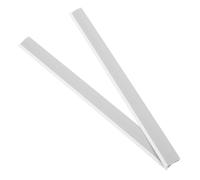 ibasenice 2pcs Dustpan Edge Strip Replacement Soft Rubber Lip Durable Elastic Cleaning Refill Protector for Home Office Floor Protection
