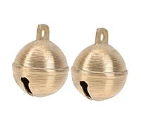 ibasenice 2pcs Earth Bell Pet Bells for Dog Training and Outdoor Activities Sound