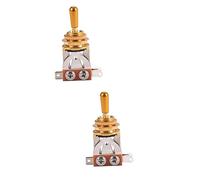 ibasenice 2pcs Easy Tone Control Guitar Pickup Selector Toggle Switch Guitar Switch Knob Toggle Pickup Selector